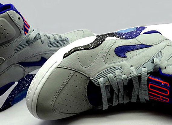 Nike Air Force 180 High Grey Royal Orange 1