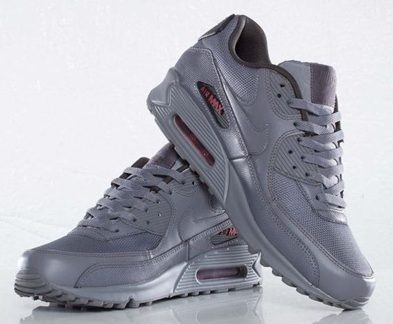 Nike Air Max 90 Charcoal Gym Red Anthracite 08