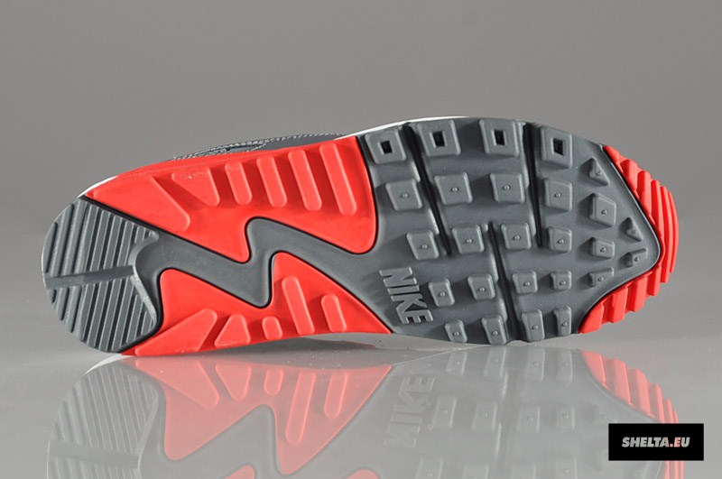 Nike Air Max 90 Essential Dark Grey University Red White 4