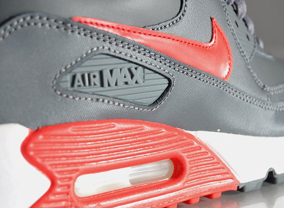 Nike Air Max 90 Essential Dark Grey University Red