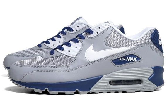 Nike Air Max 90 Essential Wolf Grey Dark Royal 2