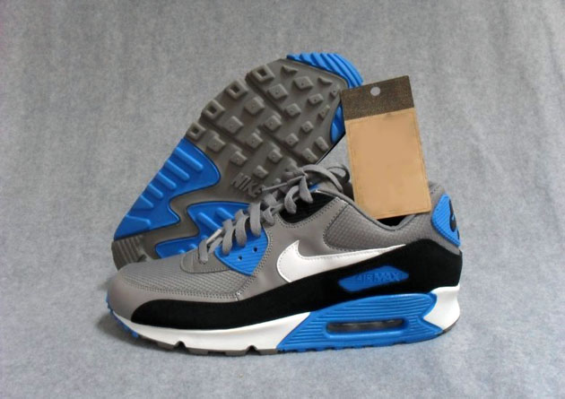 Nike Air Max 90 Sport Grey White Black Photo Blue 2