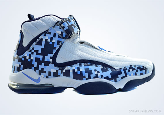 Nike Air Penny Iv White Midnight Navy University Blue Ice Blue