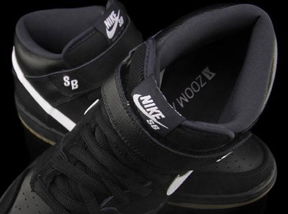 Nike SB Dunk Mid Pro - Black - White - Gum