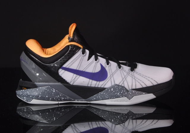 Nike Zoom Kobe Vii White Court Purple Black University Gold Available 1