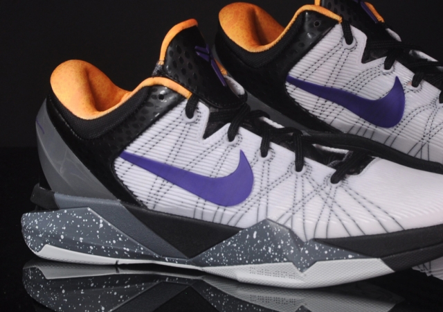 Nike Zoom Kobe Vii White Court Purple Black University Gold Available 6