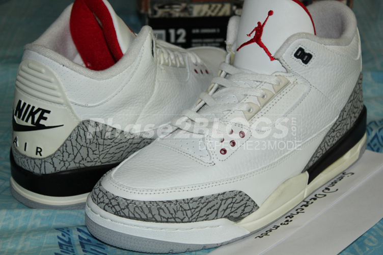 Original Air Jordan Iii White Cement Grey