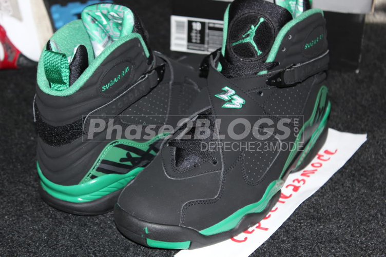 Ray Allen Air Jordan Viii Black Green Pe
