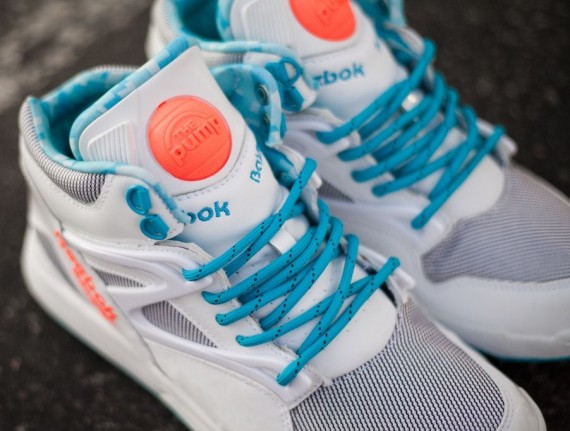 Reebok Pump Omni Lite - White - Orange - Teal