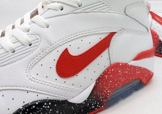Nike Air Force 180 Mid – White – Hyper Red – Photo Blue