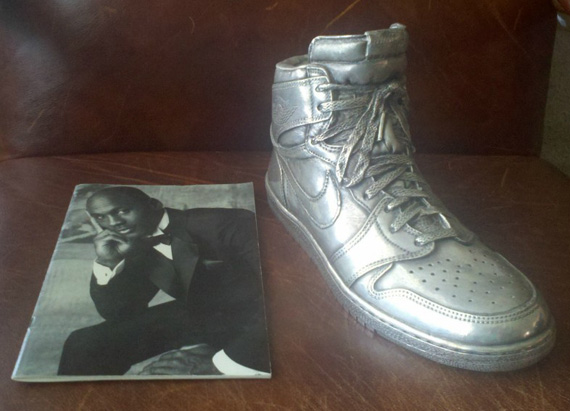 Air Jordan 1 Silver-Plated Sculpture on eBay