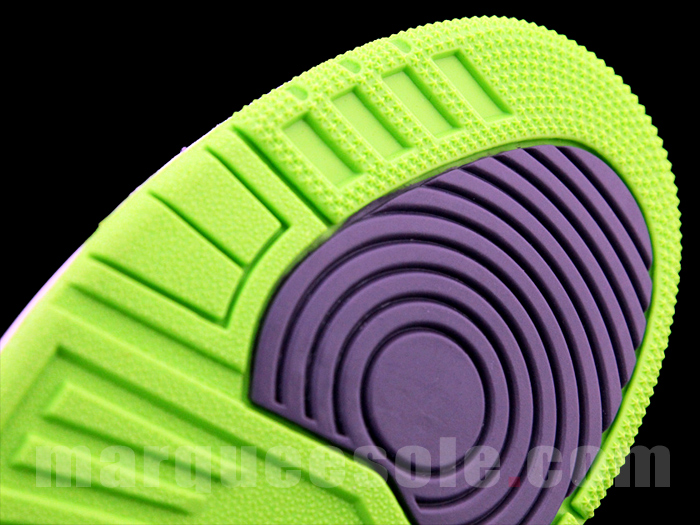 Air Jordan Iii Black Purple Green 7