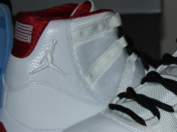 Air Jordan Xi History Of Flight White Red 2