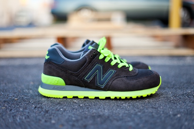 New Balance 574 Castlerock Neon 1