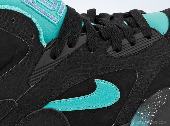 Nike Air Force 180 Mid Black Teal Violet 5