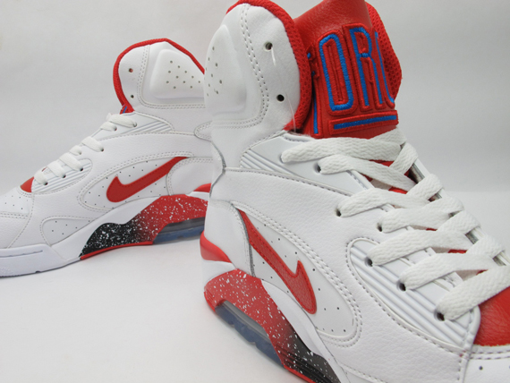 Nike Air Force 180 White Hyper Red Photo Blue 4