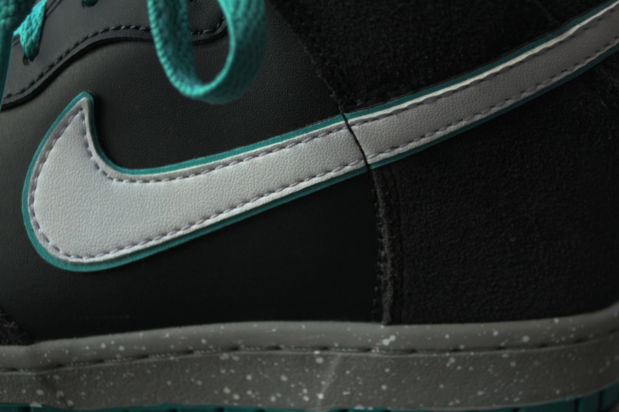 Nike Dunk High Anthracite White Sport Turquoise 2