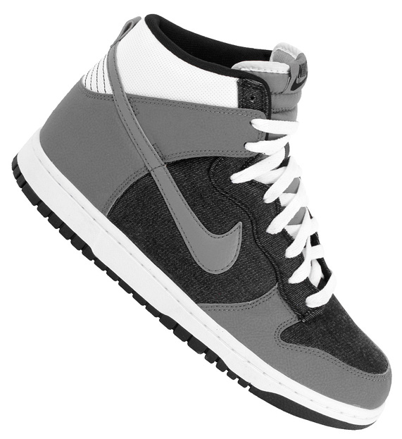 Nike Dunk High Black Cool Grey White January 2013 3