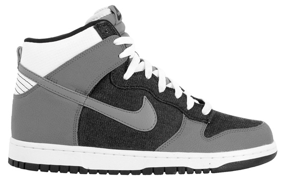 Nike Dunk High Black Cool Grey White January 2013 4