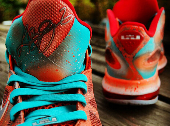 Nike LeBron 9 Low "Remember the Night" Customs by GourmetKickz