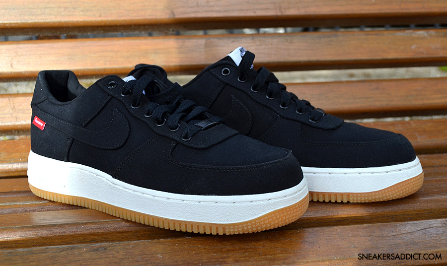 Supreme X Nike Air Force 1 Black 3