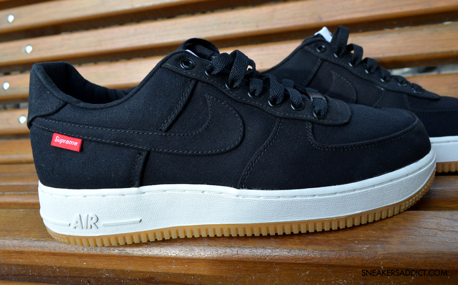 Supreme X Nike Air Force 1 Black 4