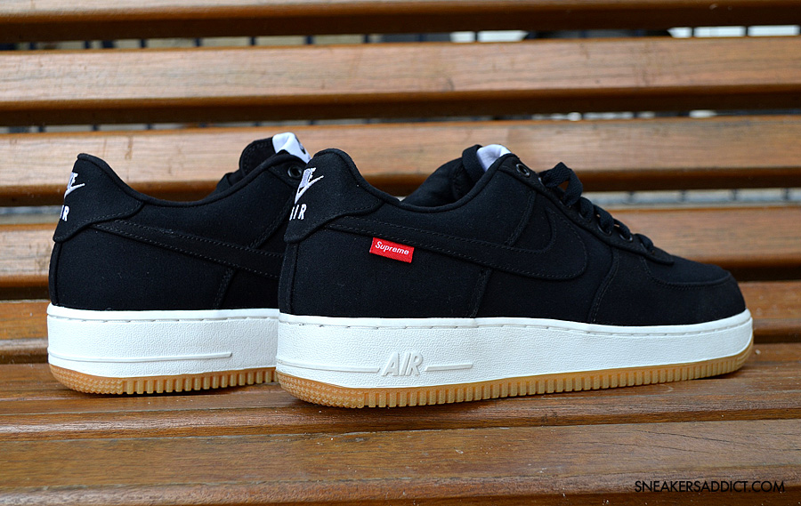 Supreme X Nike Air Force 1 Black 5