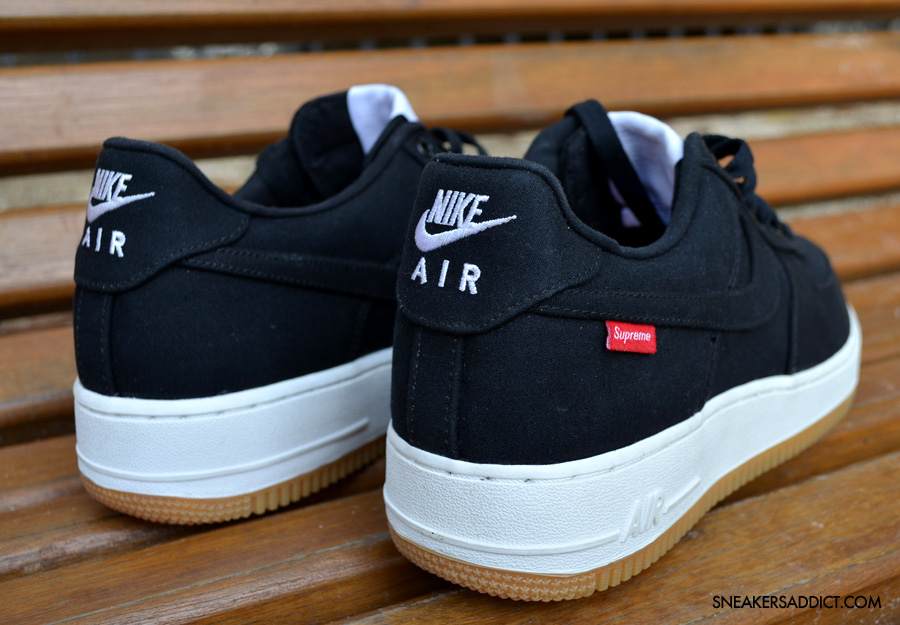 Supreme X Nike Air Force 1 Black 6