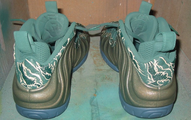 Tiger Camo Gold Nike Foamposite Mr Exclusive Customs 2