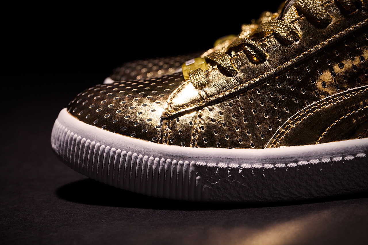 Undftd Puma Clyde Gametime 24k Gold 2