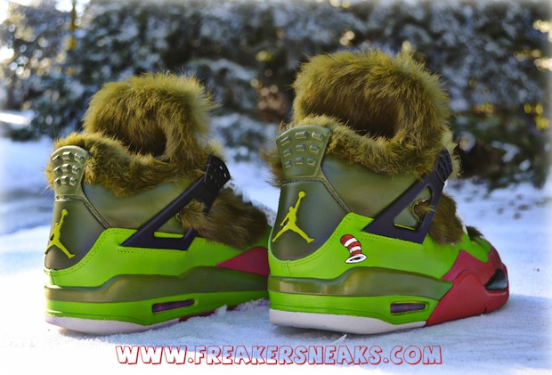 Air Jordan Iv The Grinch Customs 03