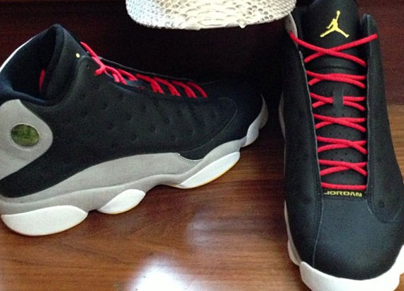 Air Jordan Xiii Black Grey Gold