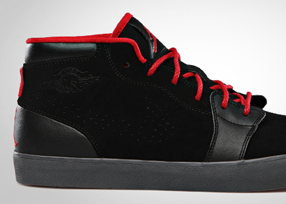Aj V1 Chukka Black Gym Red