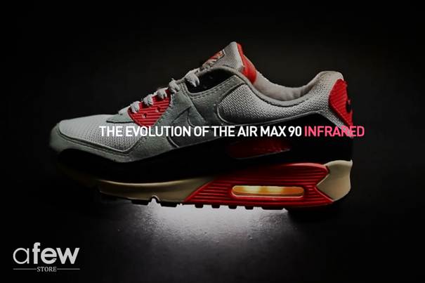 Evolution Nike Air Max 90 Infrared 2