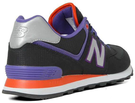 New Balance 574 Windbreaker Pack Grey Orange 1