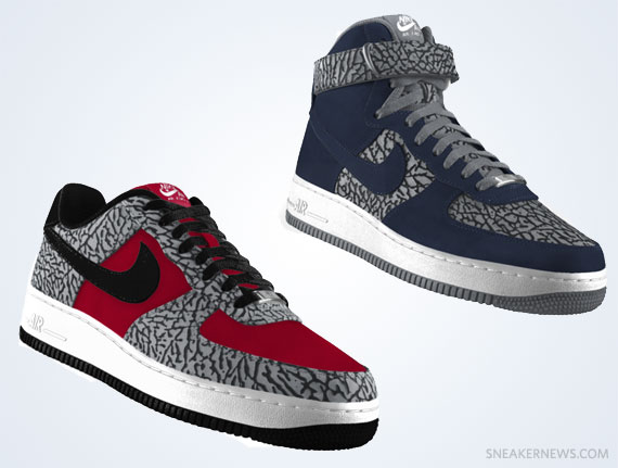Nike Air Force 1 Id Premium Elephant Print Options January 2013