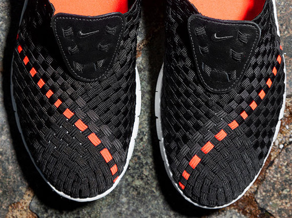Nike Free Woven - Black - Sail - Orange
