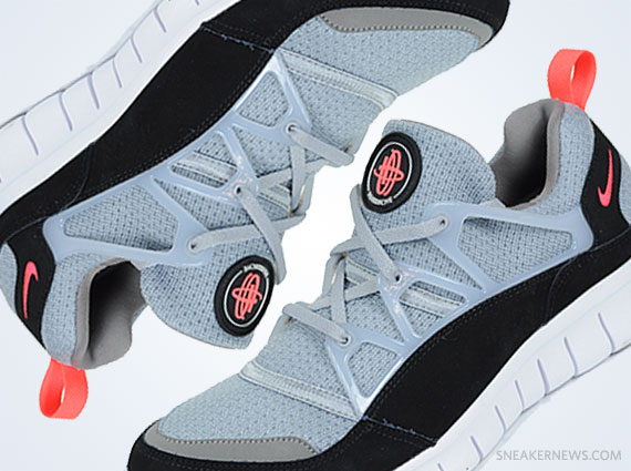 Nike Free Huarache Light - Wolf Grey - Infrared