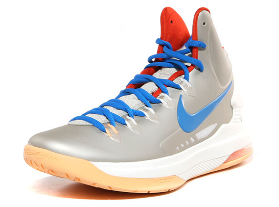 Nike Kd V Birch Photo Blue Sail Team Orange 4