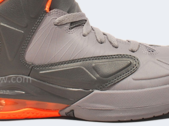 Nike LeBron Ambassador V - Charcoal - Total Orange