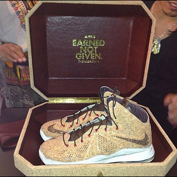 Nike Lebron X Cork Box