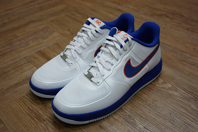 Nike Lunar Force 1 Medicom Bearbrick White Orange Blue 8