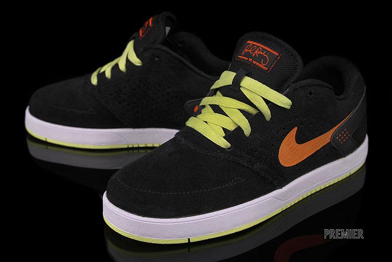 Nike Paul Rodriguez 6 Gs Black Total Crimson Electric Yellow 2
