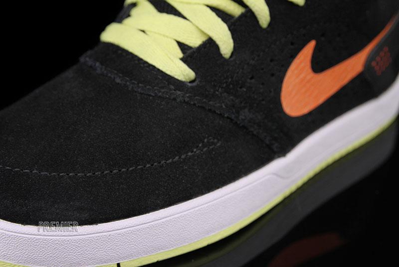 Nike Paul Rodriguez 6 Gs Black Total Crimson Electric Yellow 4
