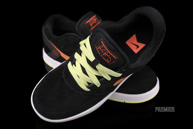 Nike Paul Rodriguez 6 Gs Black Total Crimson Electric Yellow 6