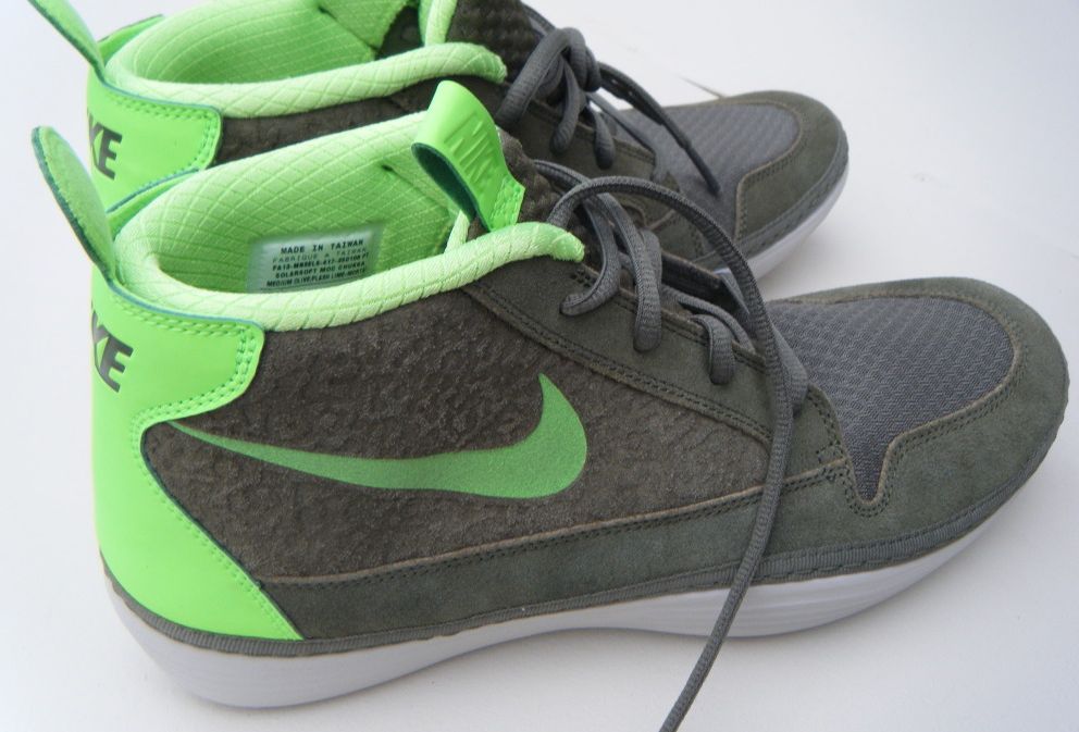 Nike Solarsoft Moccasin Chukka Medium Olive Flash Lime 08