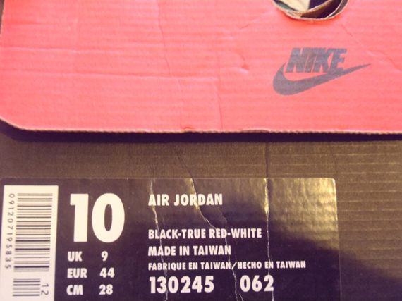 Original Black Red Jordan 11 7