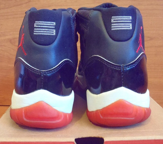 Original Black Red Jordan 11 8