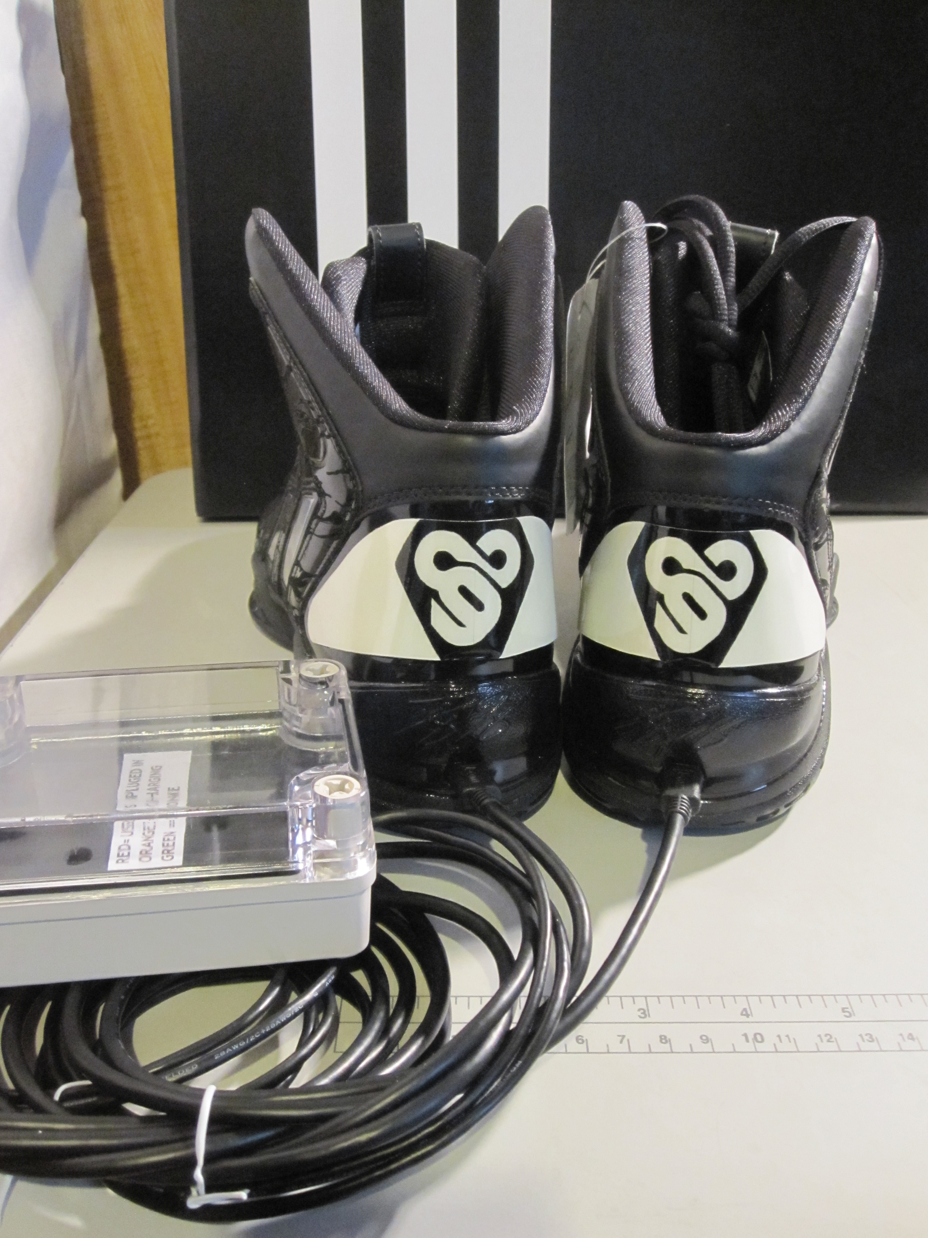 Adidas Adipower Howard 3 Tron Customs By Brian Villanueva 5