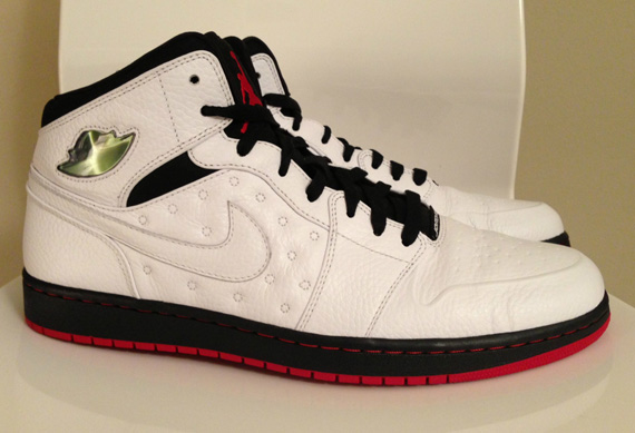 Air Jordan 1 Retro 97 White Black Gym Red 5